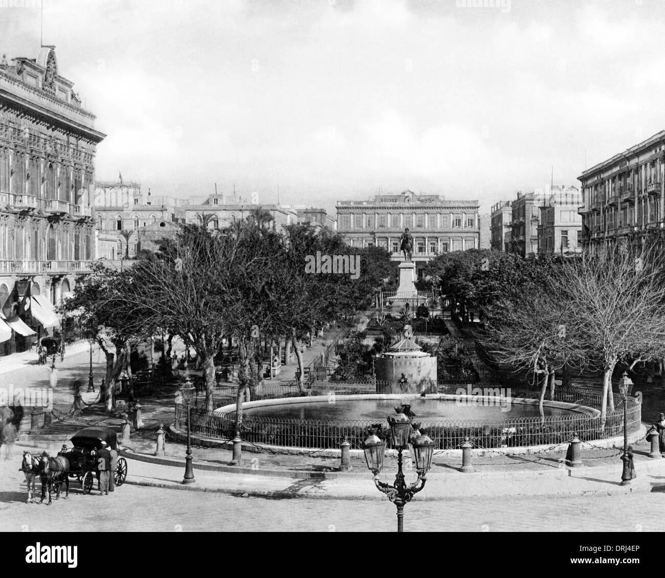 Place des Consuls, Alexandria, Egypte Banque D'Images
