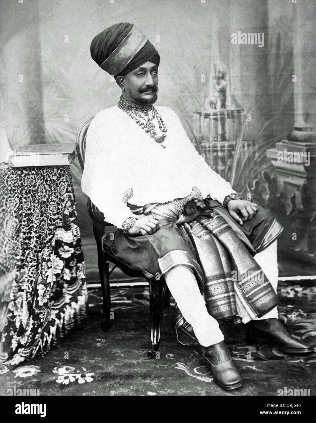Vibhoji Ranmalji H.H, confiture Sahib de Jamnagar Banque D'Images