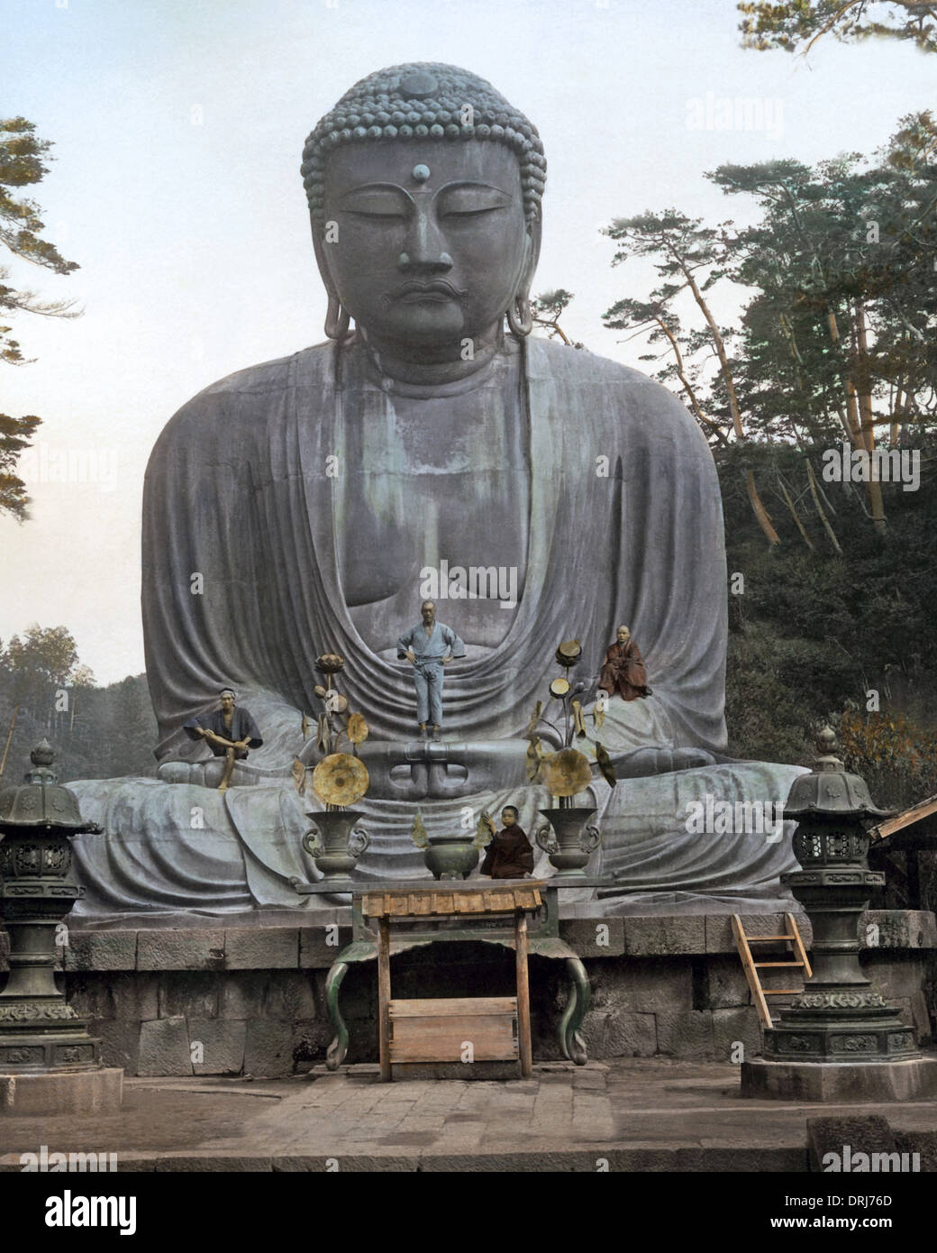 Bouddha en bronze, Kamakura, Japon Banque D'Images