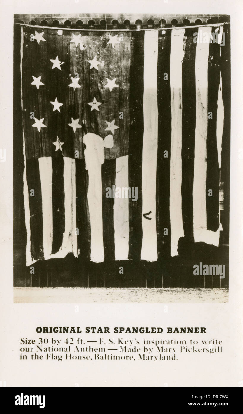 Drapeau américain de Mary Young Pickersgill Banque D'Images