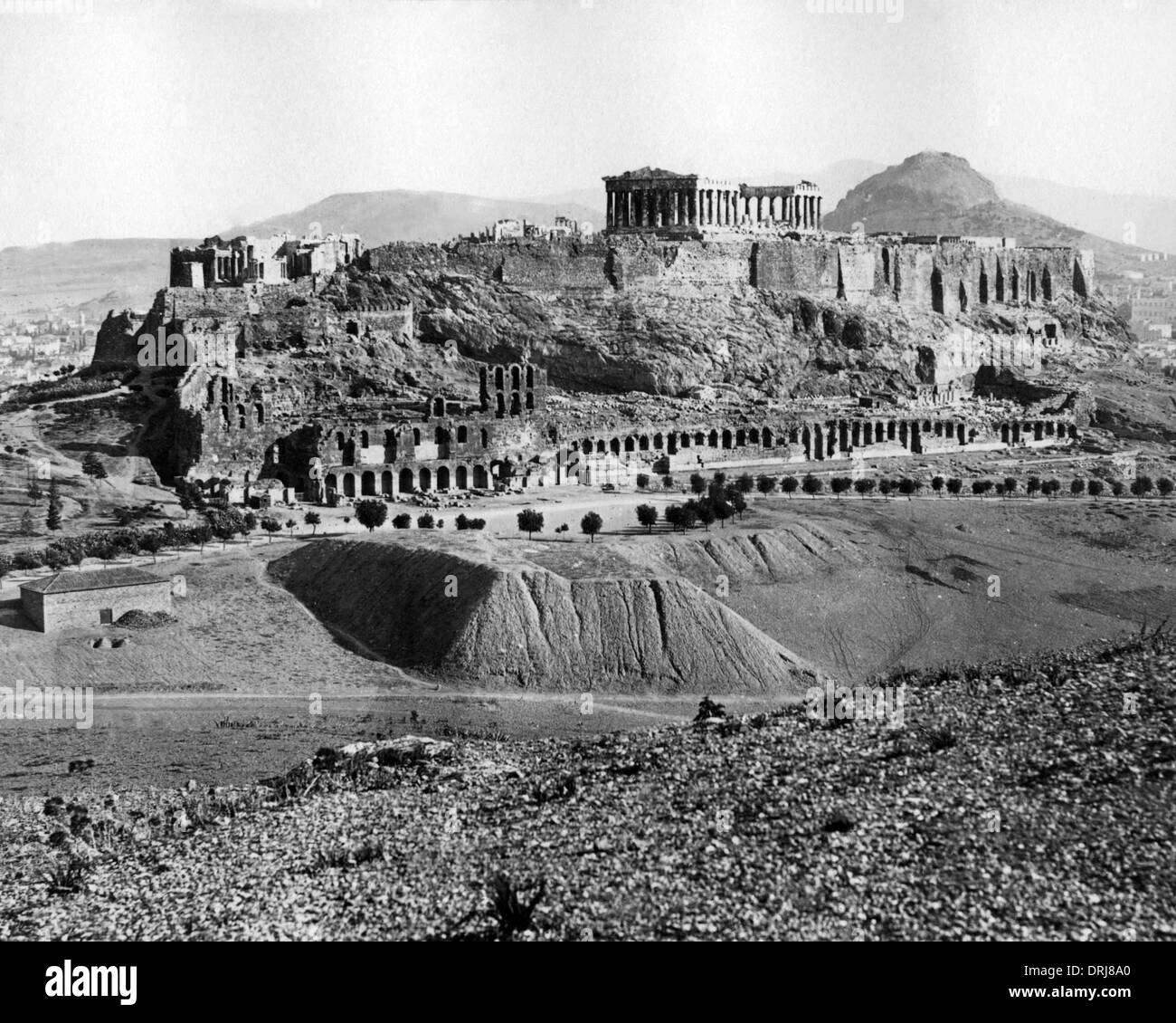 Le Parthénon et l'Acropole, Athènes, Grèce Banque D'Images