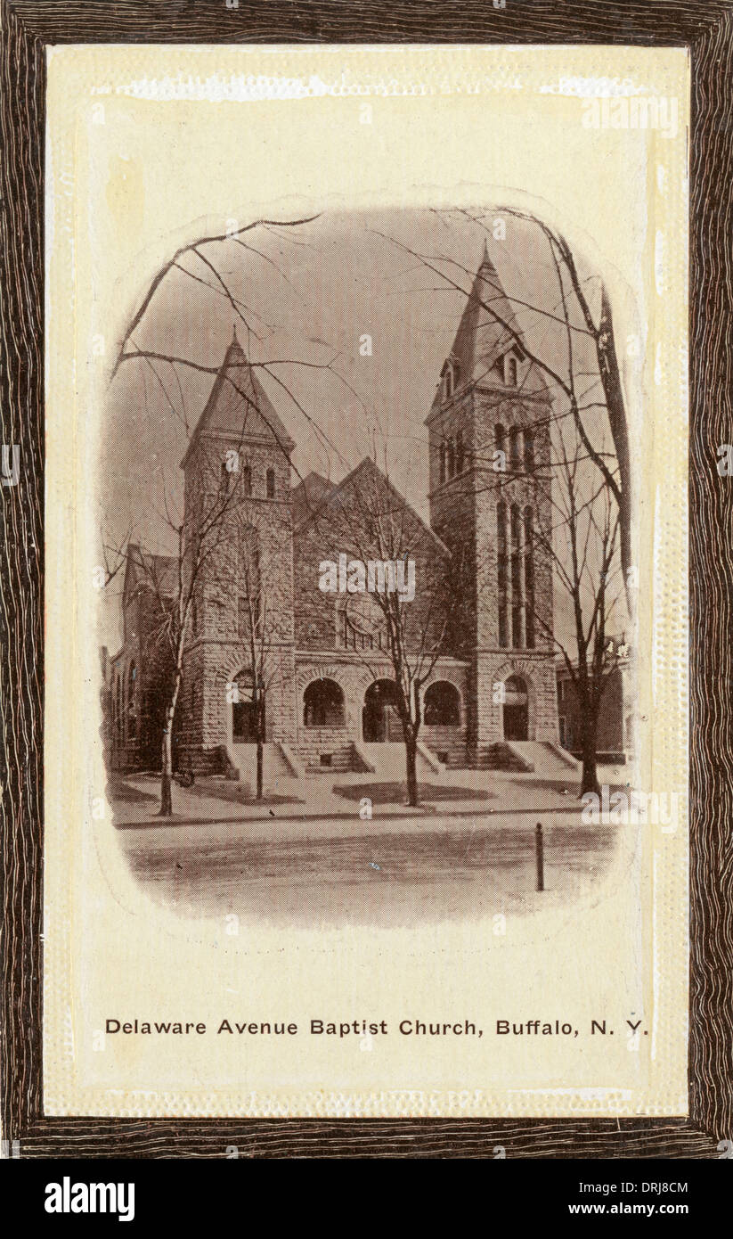 Delaware Avenue Baptist Church, Buffalo, État de New York Banque D'Images