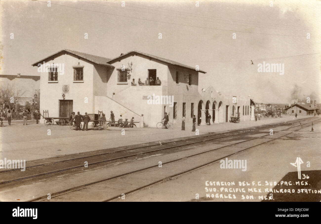 Gare à Nogales, Sonora, Mexique Banque D'Images