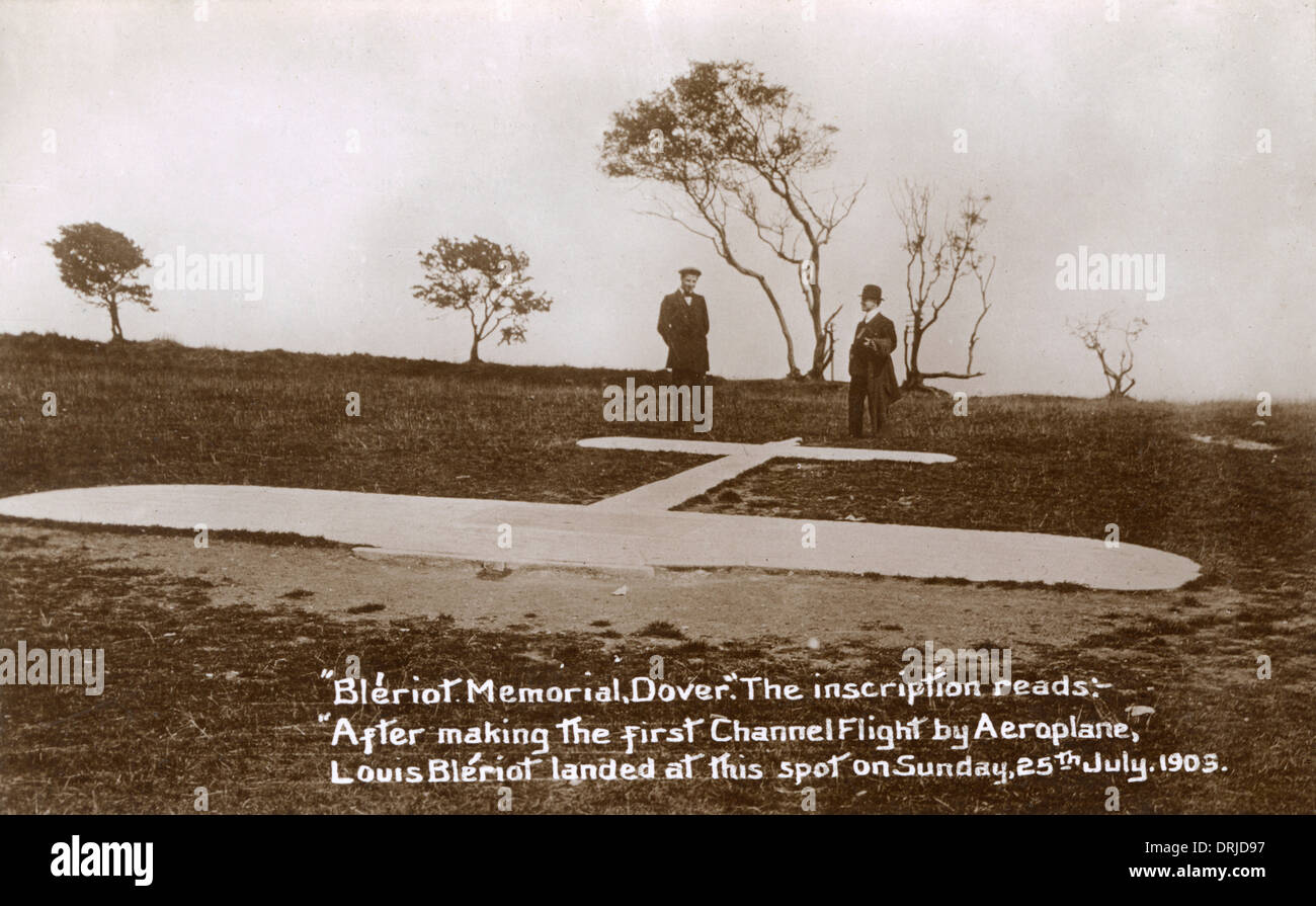 Bleriot Memorial - Dover Banque D'Images