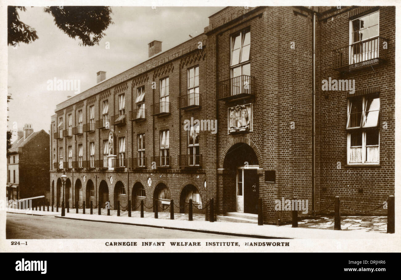 Bien-être du nourrisson, de l'Institut Carnegie Handsworth, Birmingham Banque D'Images