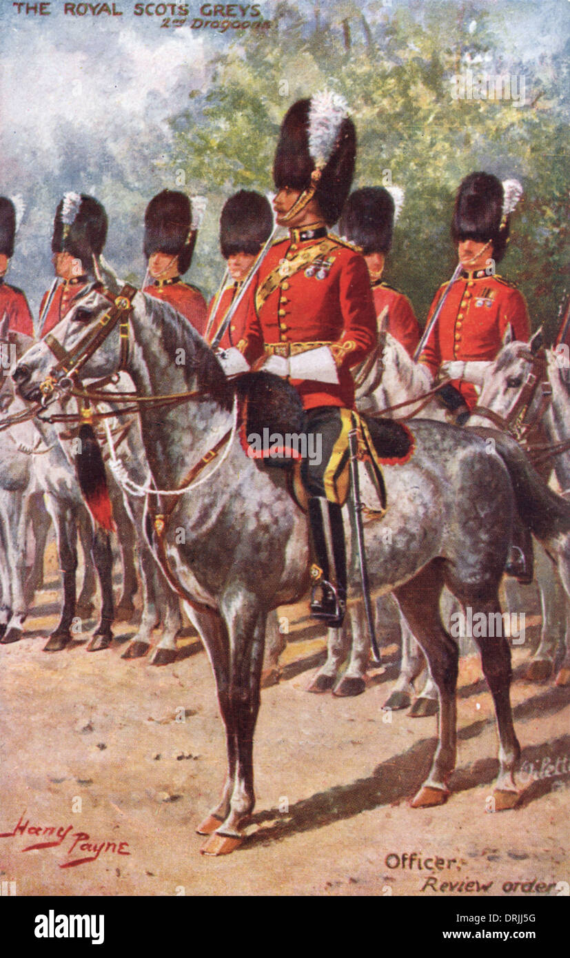 Le Royal Scots Greys - 2e Dragons Banque D'Images