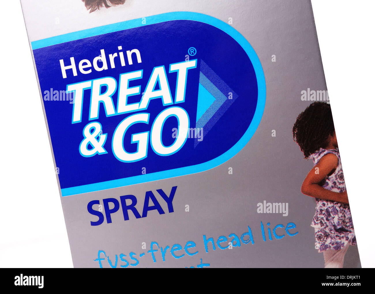 Hedrin ' ' traitement des poux de tête Banque D'Images