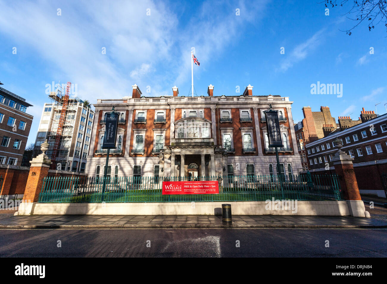 La Wallace Collection, Hertford House, Manchester Square, London, England, UK Banque D'Images