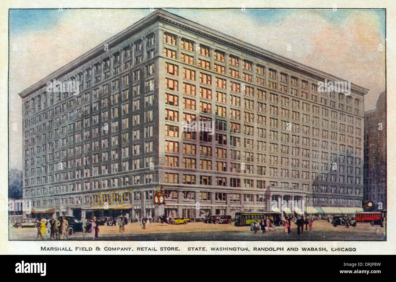 Marshall Field & Company, grand magasin. Banque D'Images