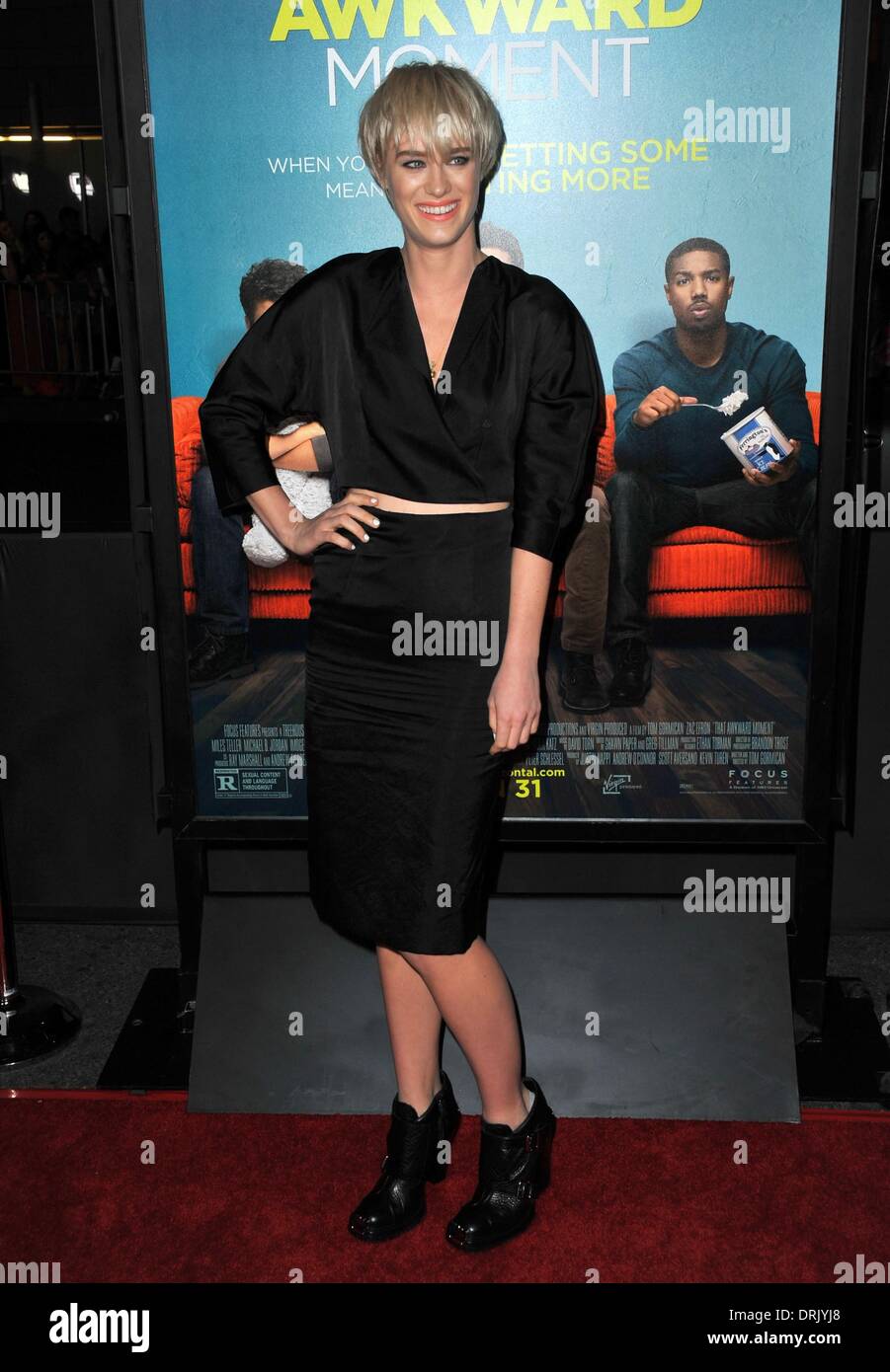 Los Angeles, CA, USA. 27 Jan, 2014. Davis Mackenzie aux arrivées pour cet encombrant MOMENT Premiere, Regal Cinemas LA LIVE Stadium 14, Los Angeles, CA, le 27 janvier 2014. Credit : Dee Cercone/Everett Collection/Alamy Live News Banque D'Images