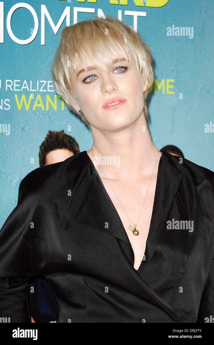 Los Angeles, CA, USA. 27 Jan, 2014. Davis Mackenzie aux arrivées pour cet encombrant MOMENT Premiere, Regal Cinemas LA LIVE Stadium 14, Los Angeles, CA, le 27 janvier 2014. Credit : Elizabeth Goodenough/Everett Collection/Alamy Live News Banque D'Images