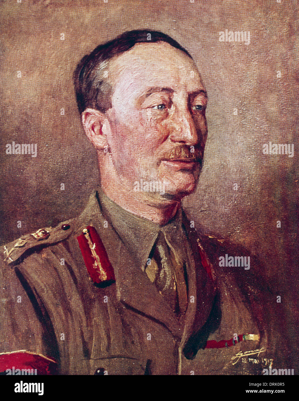 Le général sir Hubert Gough, officier de l'armée britannique, WW1 Banque D'Images