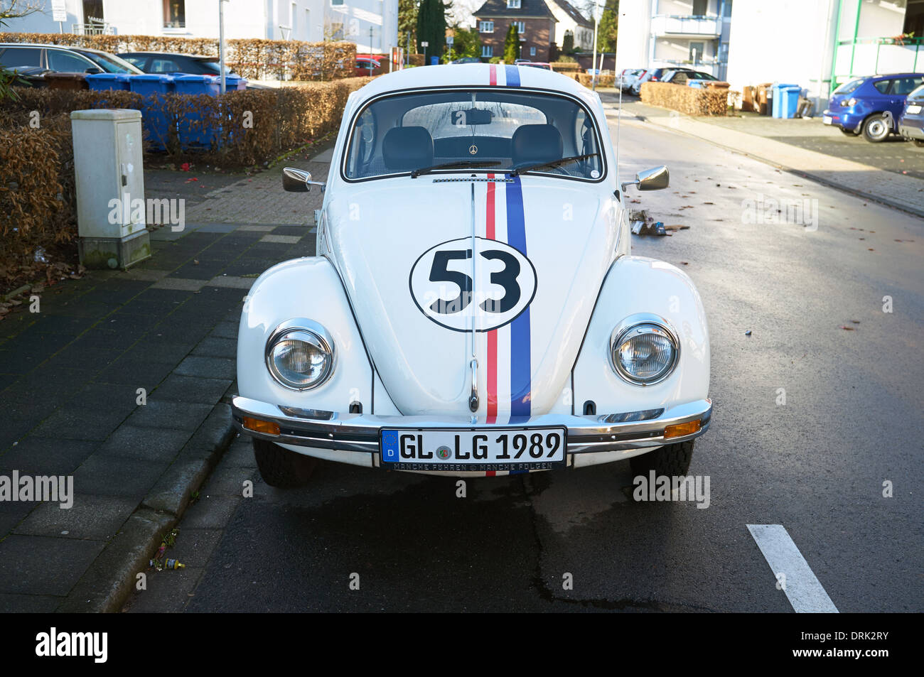 VW Coccinelle Leichlingen Allemagne Banque D'Images