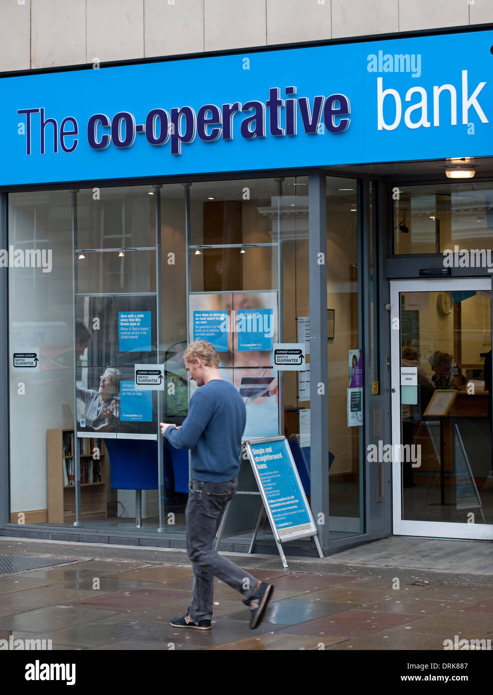 La co-operative Bank Branch, George Street Edinburgh Scotland UK Banque D'Images