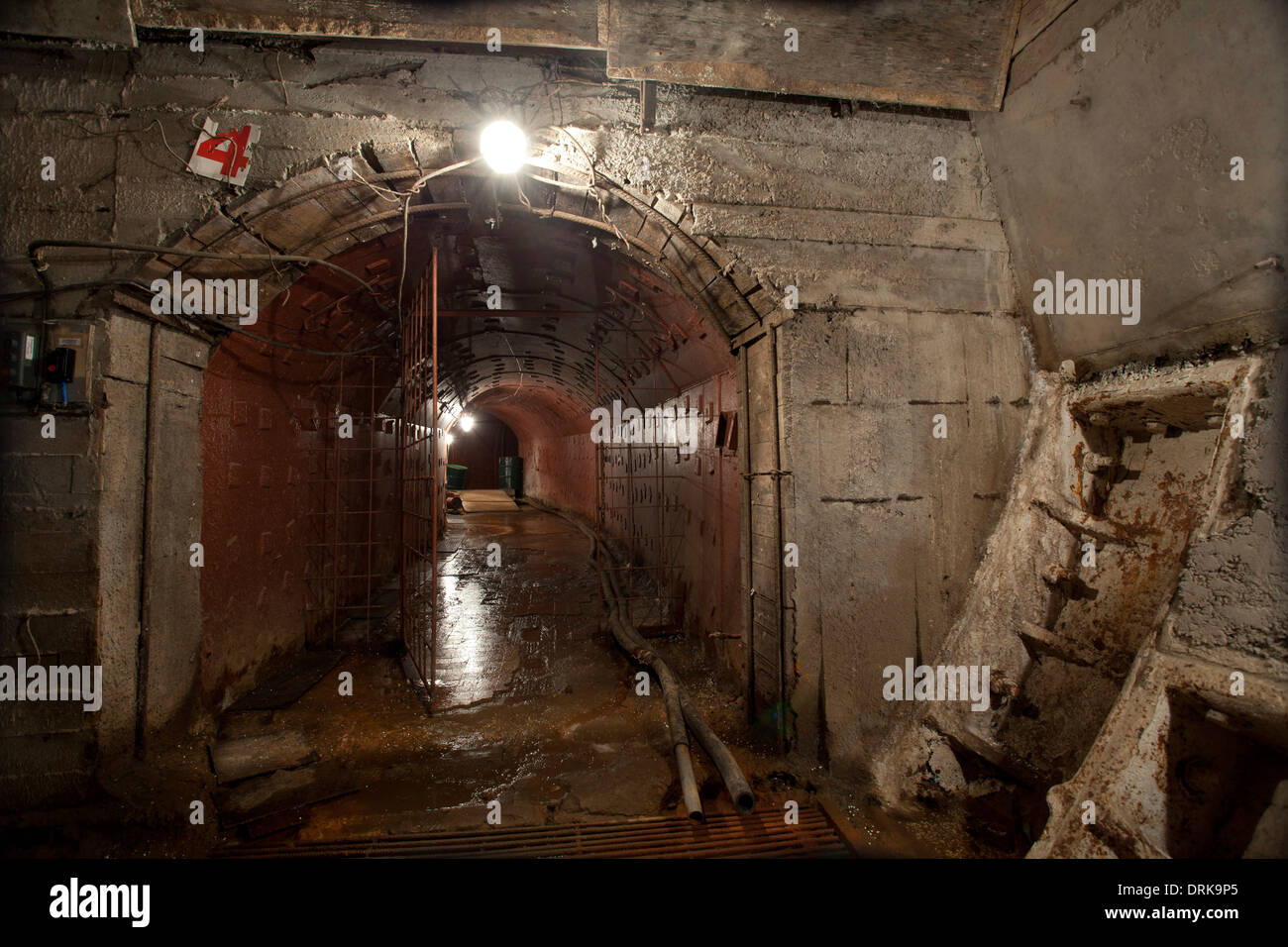 Taganski protégés Point Commande nuclear bunker Moscou guerre froide Banque D'Images