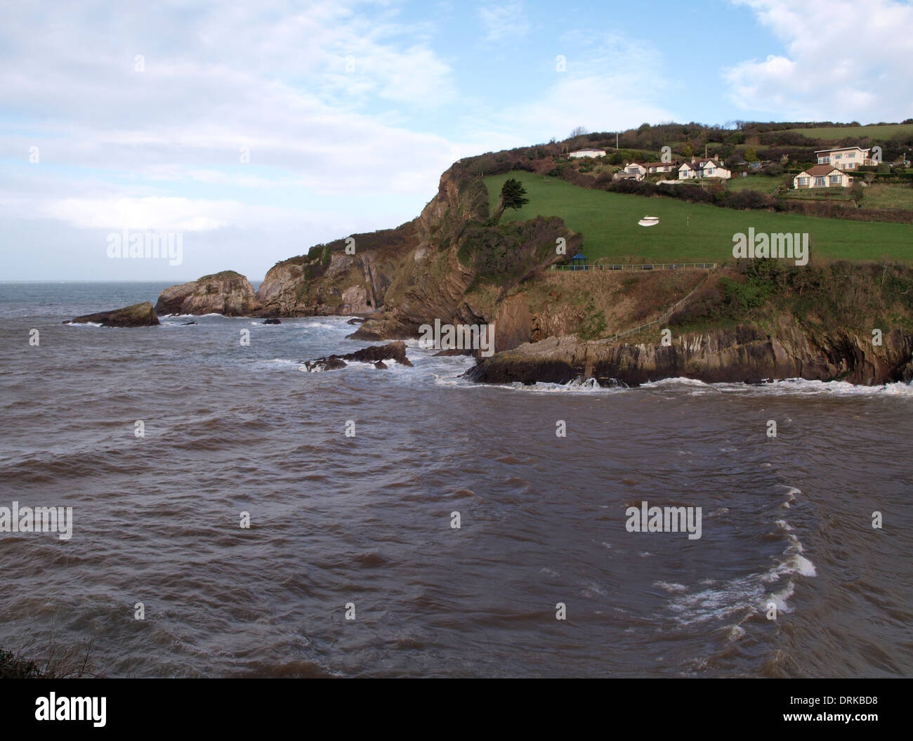 Combe Martin, Devon, UK Banque D'Images