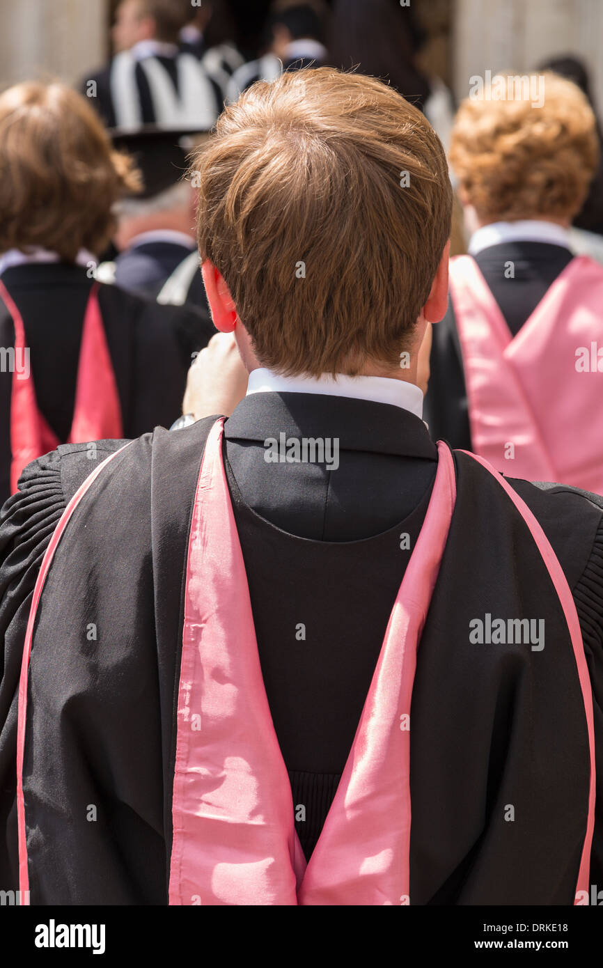 Les diplômés de l'Université de Cambridge Sénat Chambre de recevoir certaine, en Angleterre Banque D'Images