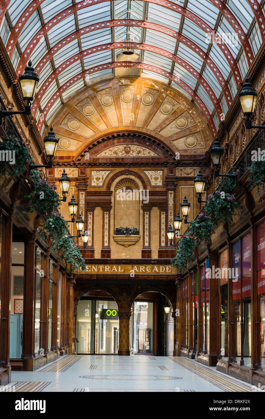 Arcade centrale Newcastle upon Tyne Banque D'Images
