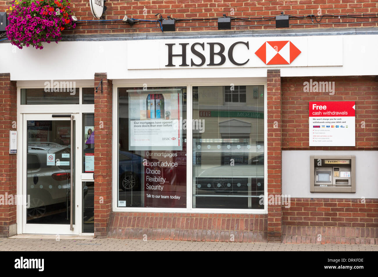 HSBC Bank ATM Banque D'Images