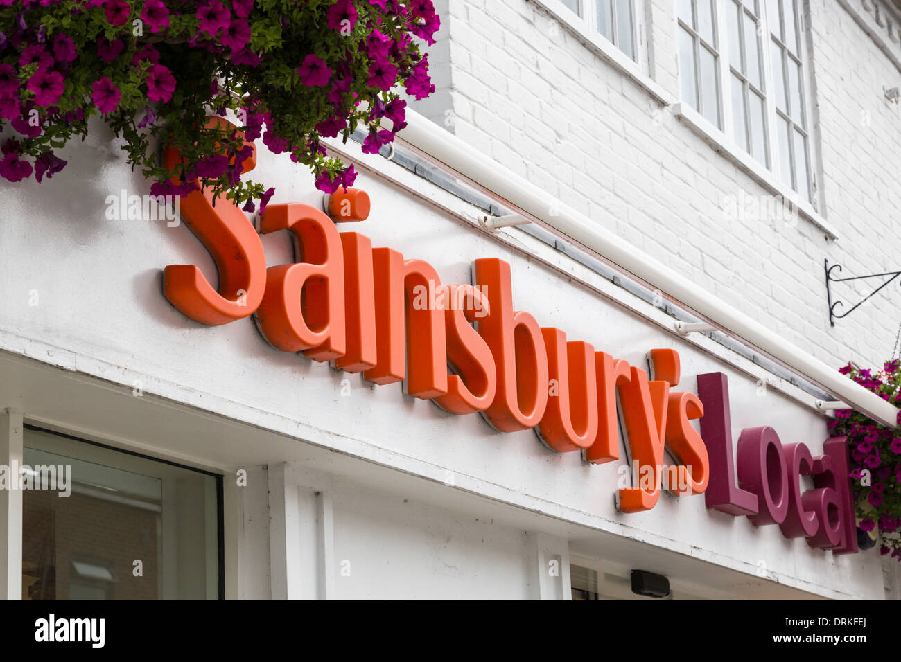 Logo shop Local Sainsburys Banque D'Images