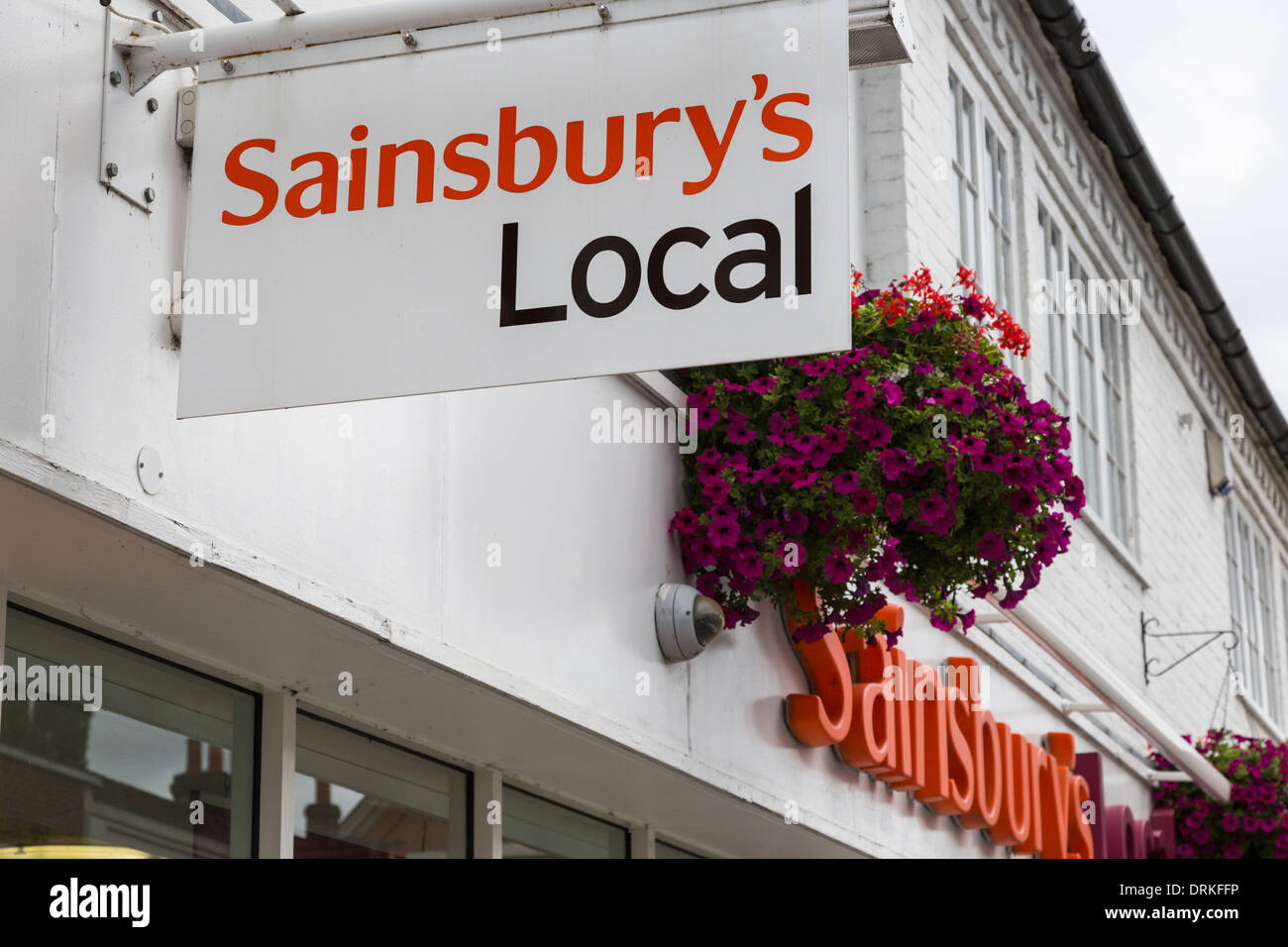 Logo shop Local Sainsburys Banque D'Images