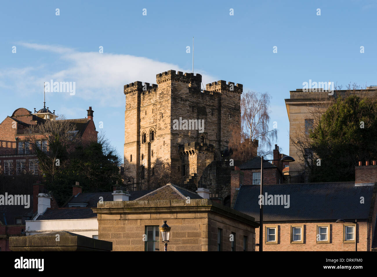 Le Donjon au centre de Newcastle-upon-Tyne Banque D'Images