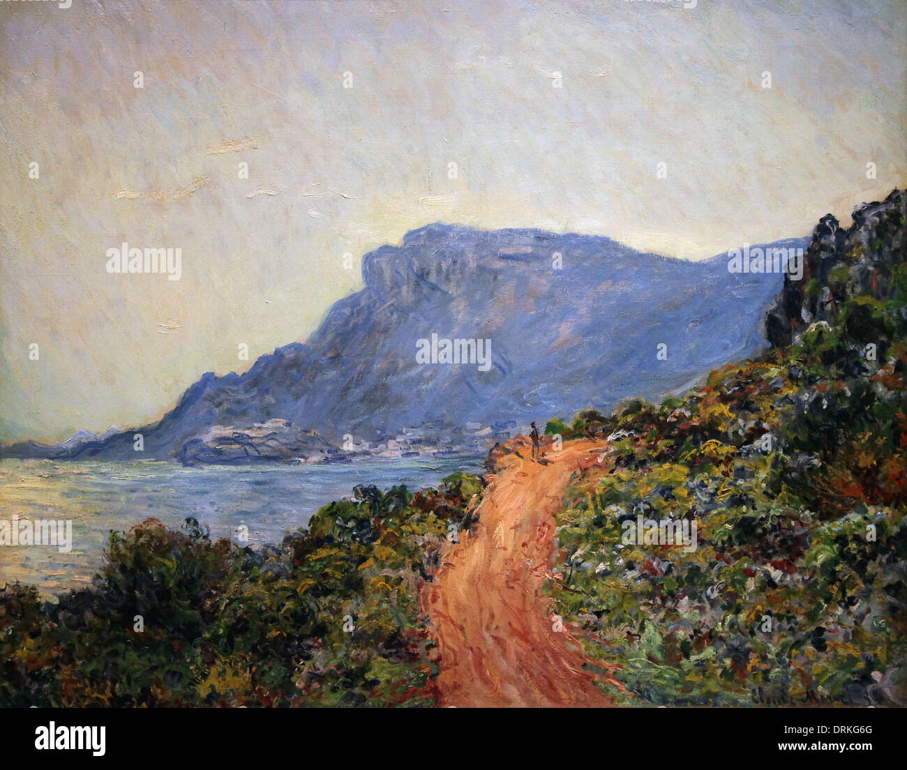 La Corniche Near Monaco by Claude Monet Poster - Poster Room