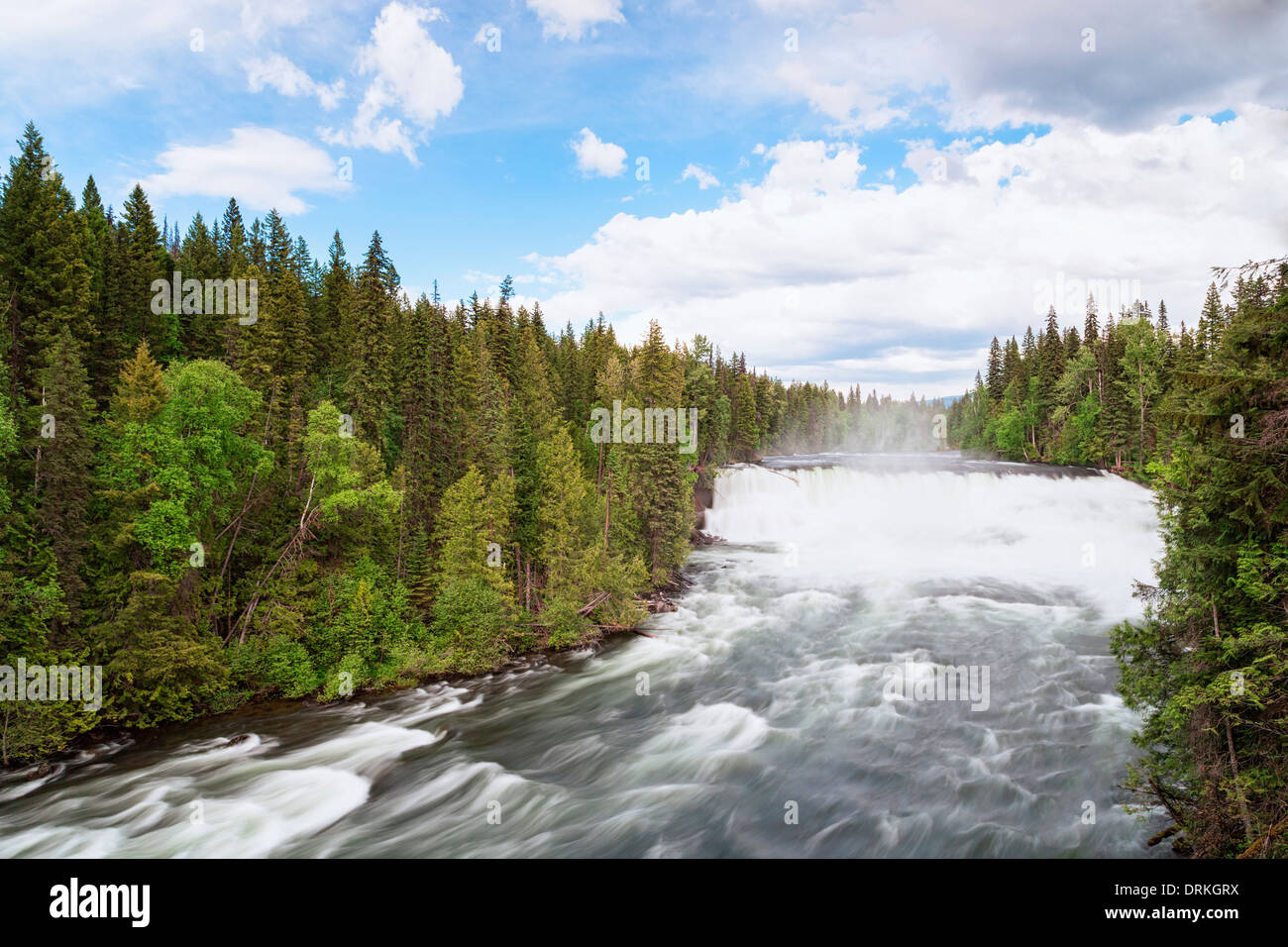 Le Canada, la Colombie-Britannique, parc provincial Wells Gray, rivière Murtle Banque D'Images