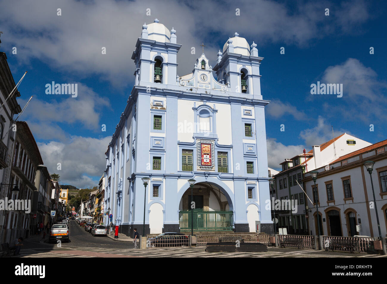 L'église de Misericordia, Angra do Heroismo, l'île de Terceira, Açores, Portugal Banque D'Images