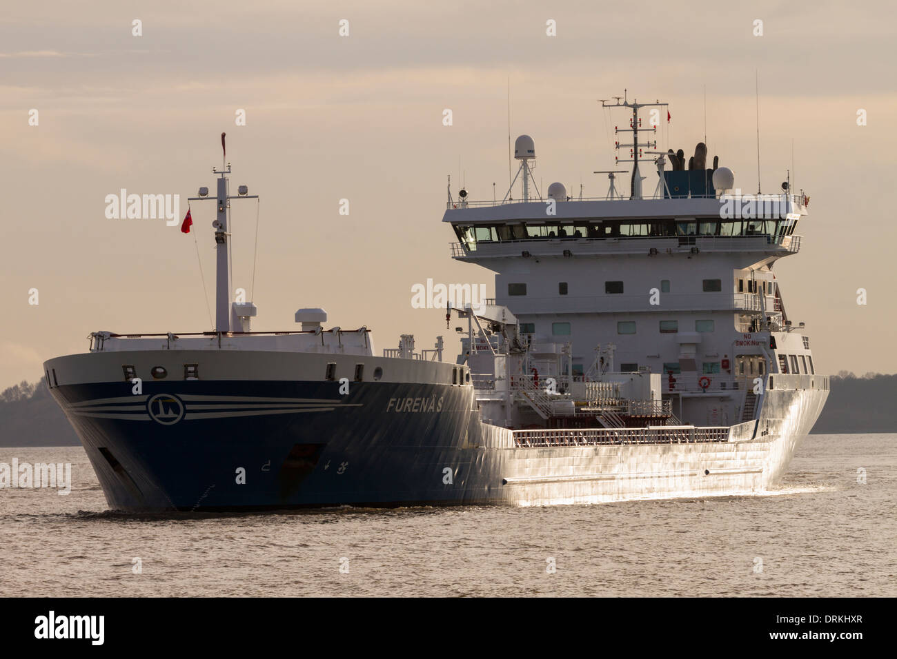 Furenas oil tankers chimiques Mersey, Liverpool, Angleterre Banque D'Images