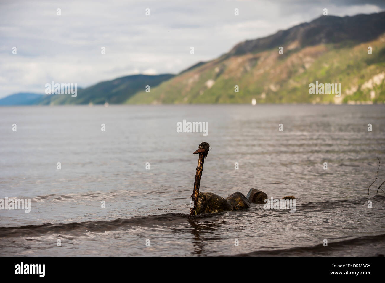 La Grande-Bretagne, l'Écosse, le lac Loch Ness, le Loch Ness Monster Banque D'Images