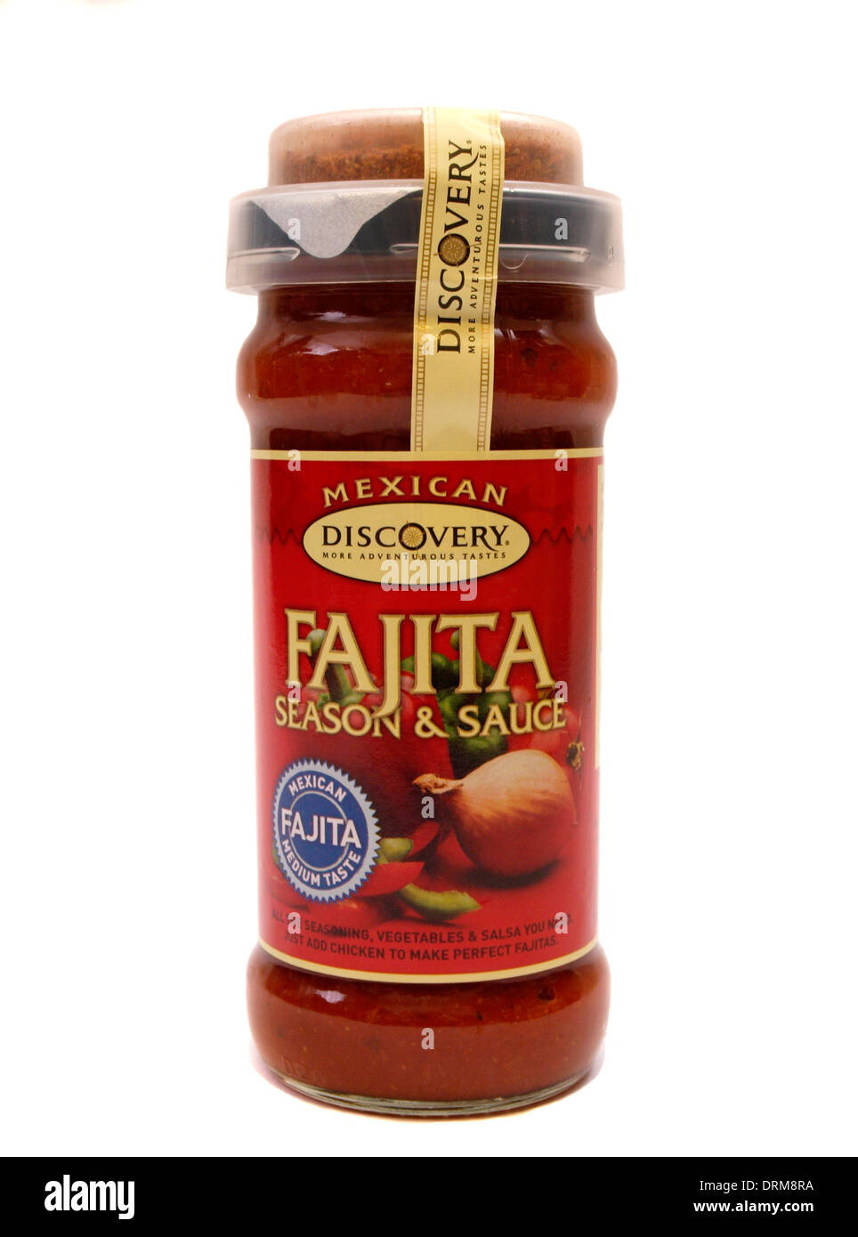 Pot de sauce Fajita mexicaine Découverte Banque D'Images