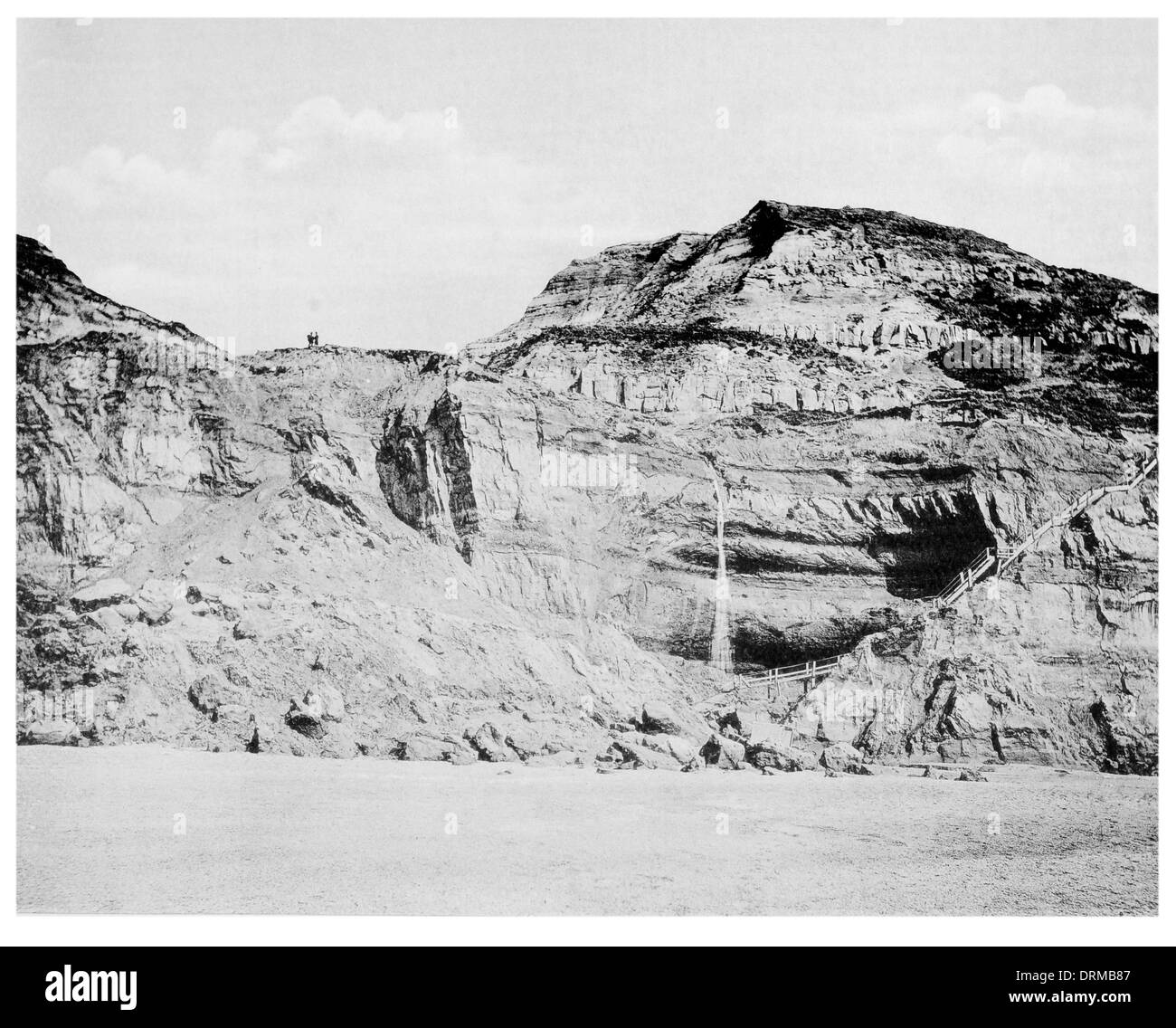 Blackgang Chine Île de Wight photographié vers 1910 Banque D'Images