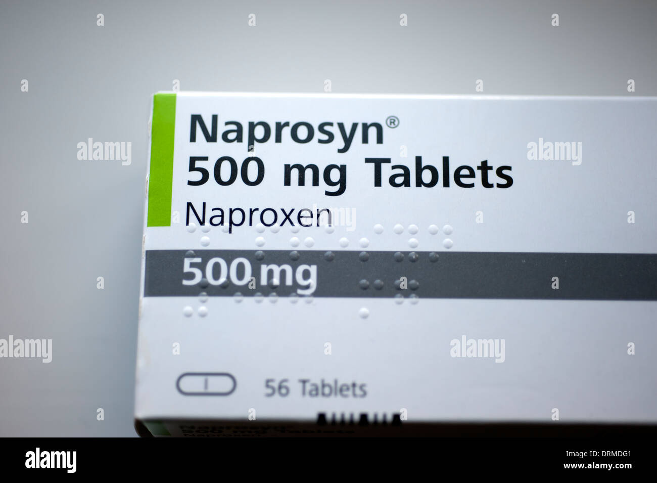 Le soulagement de douleur d'arthrite rhumatoïde Naprosyn comprimé médicament Naproxen Banque D'Images