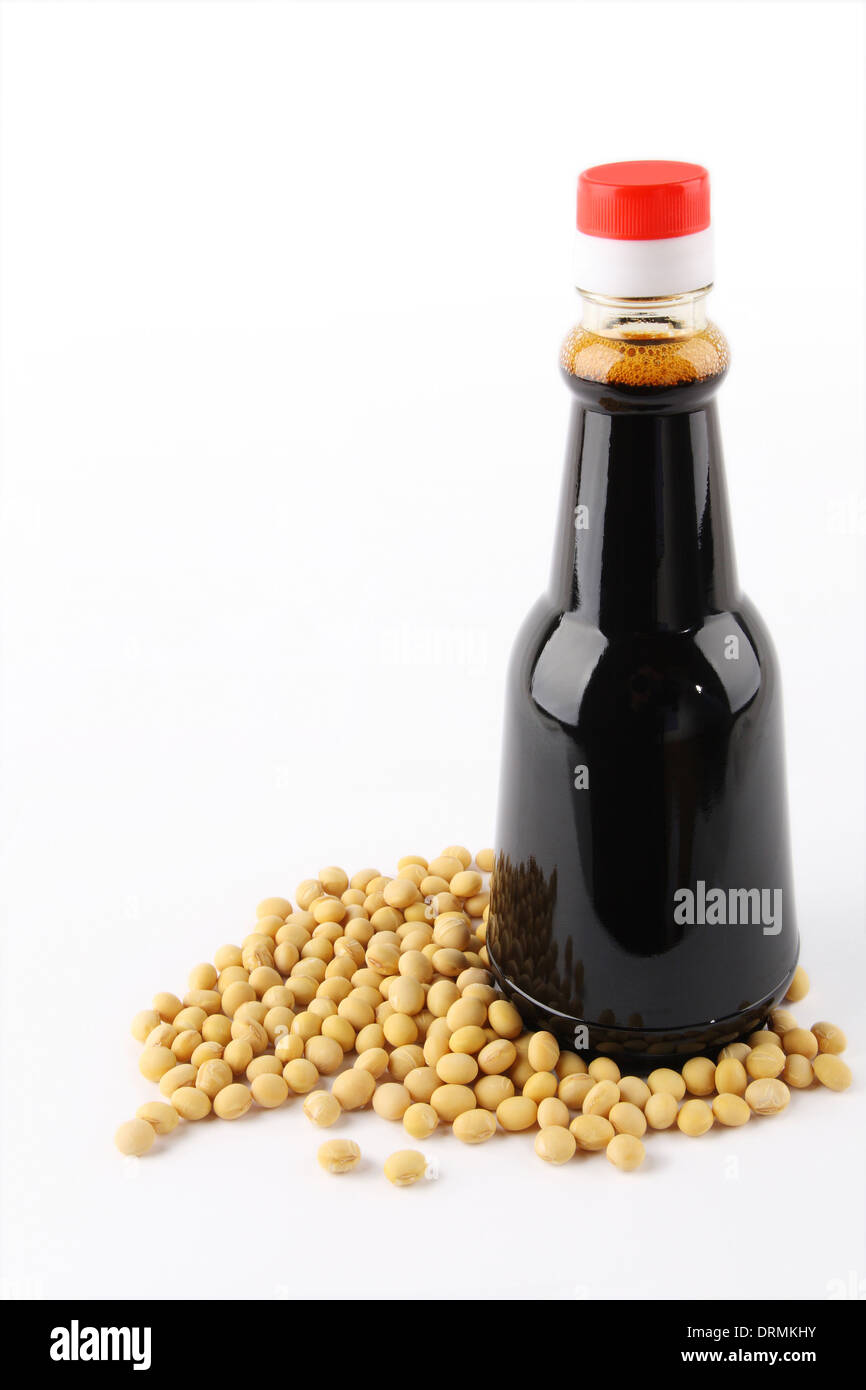 La sauce de soja et de soja Banque D'Images
