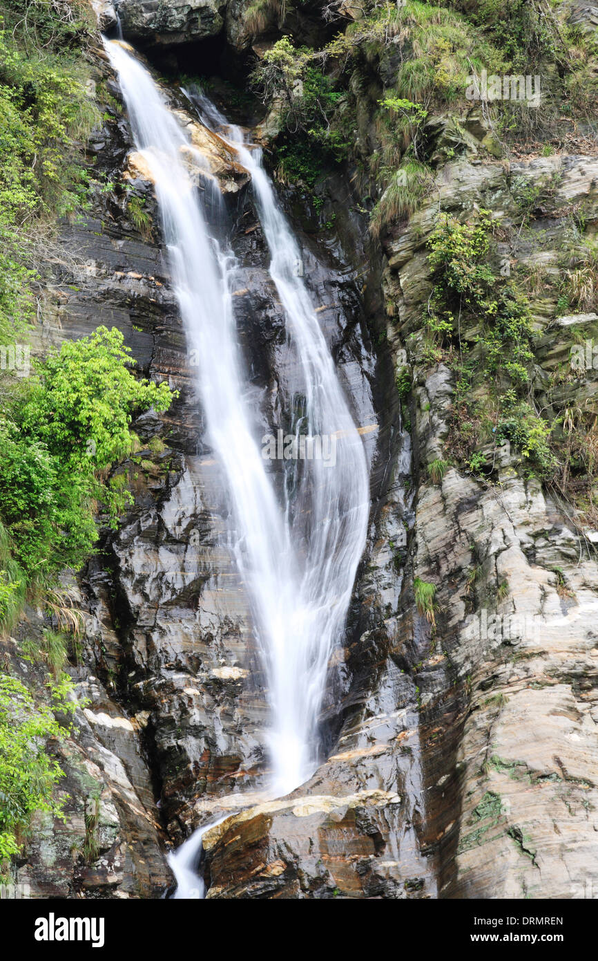 La cascade de lushan Banque D'Images