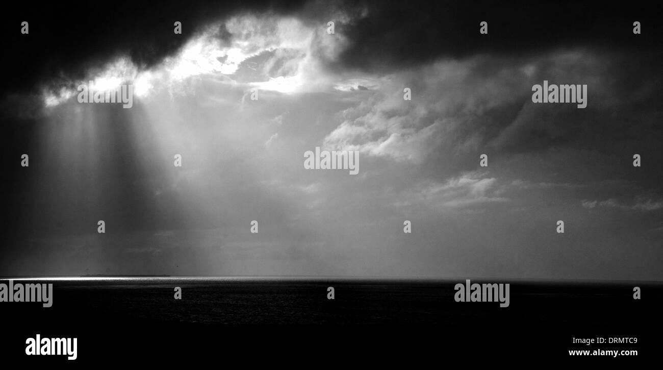 Nuages à Key West Banque D'Images