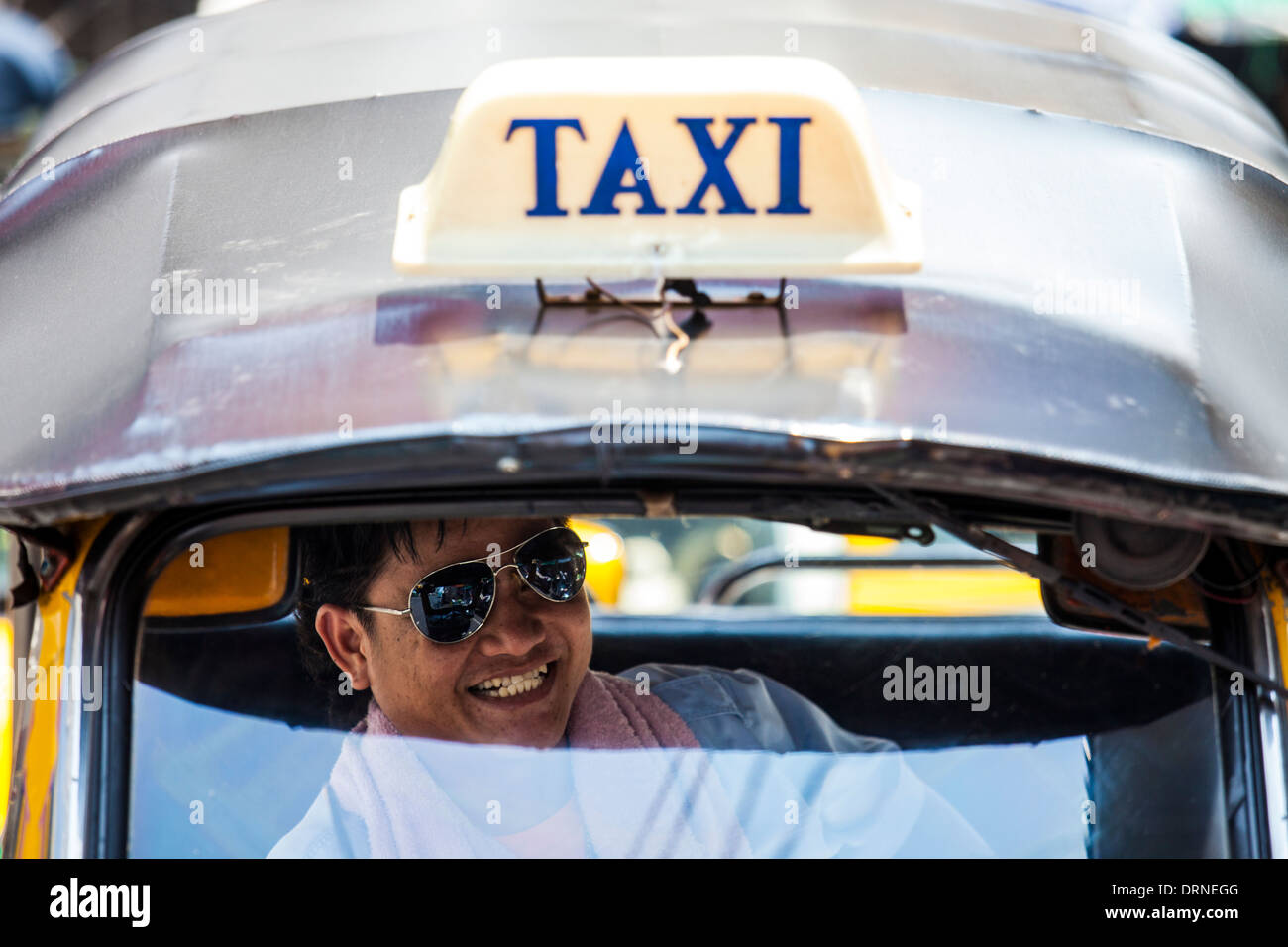 Tuk Tuk a Bangkok, Thaïlande Banque D'Images