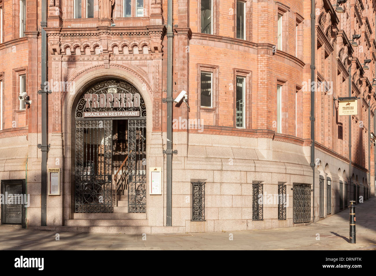 Tropeiro, restaurant brésilien à Nottingham, Angleterre, Royaume-Uni Banque D'Images