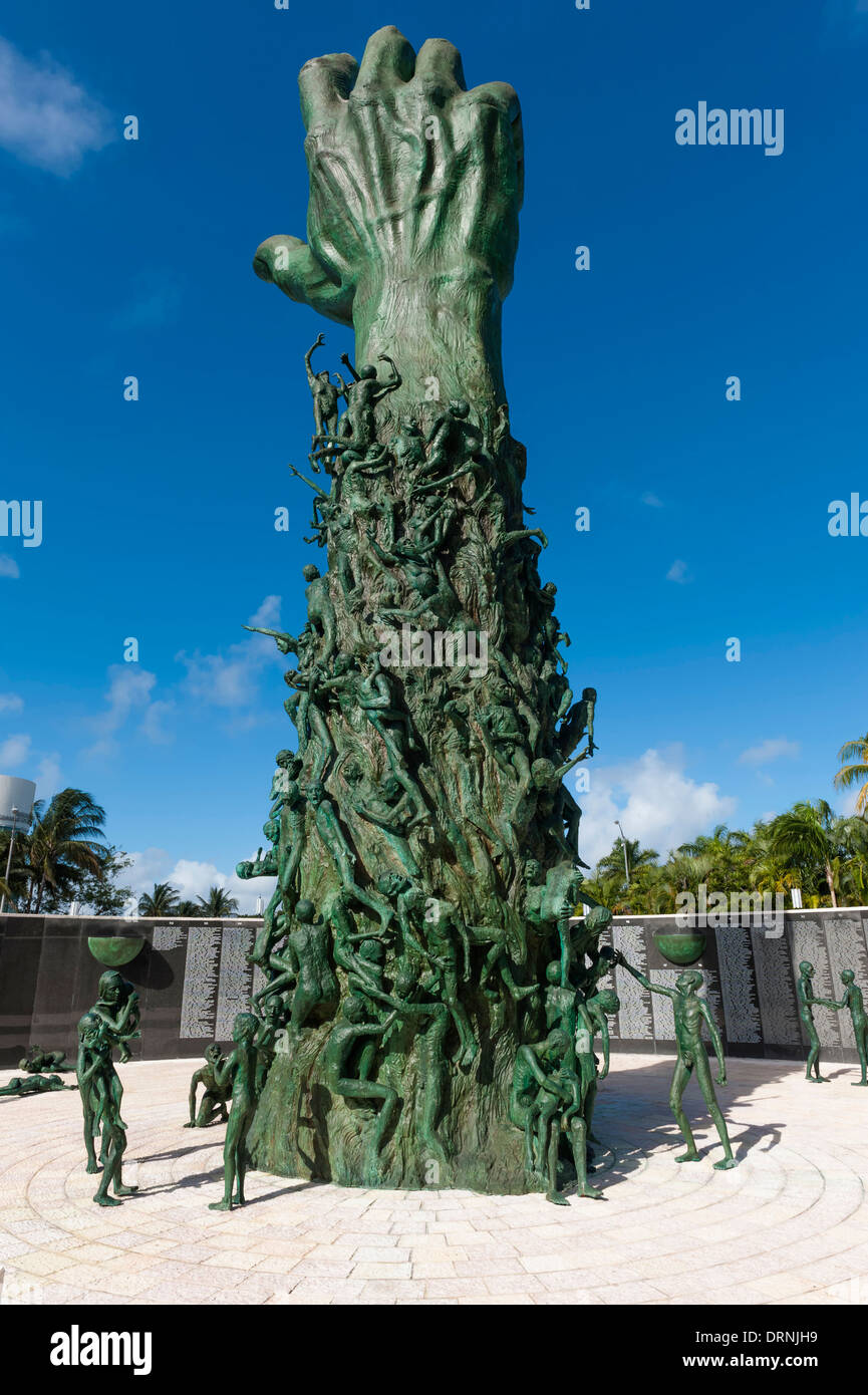 Holocaust Memorial à Miami, Floride, USA Banque D'Images