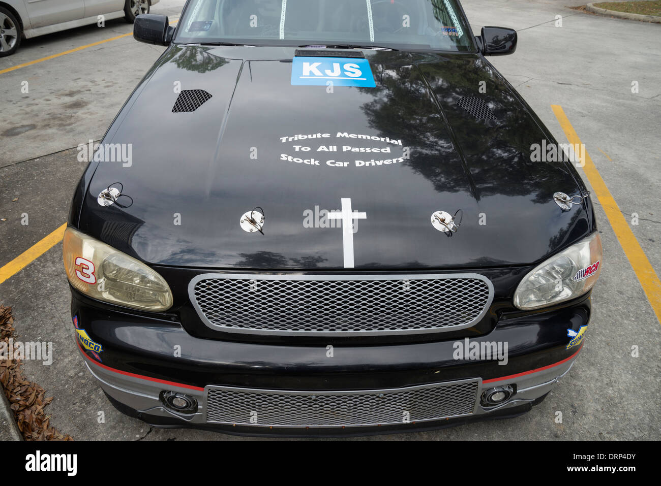 Rendre hommage à la mémoire de tous les pilotes de stock car adopté. Banque D'Images
