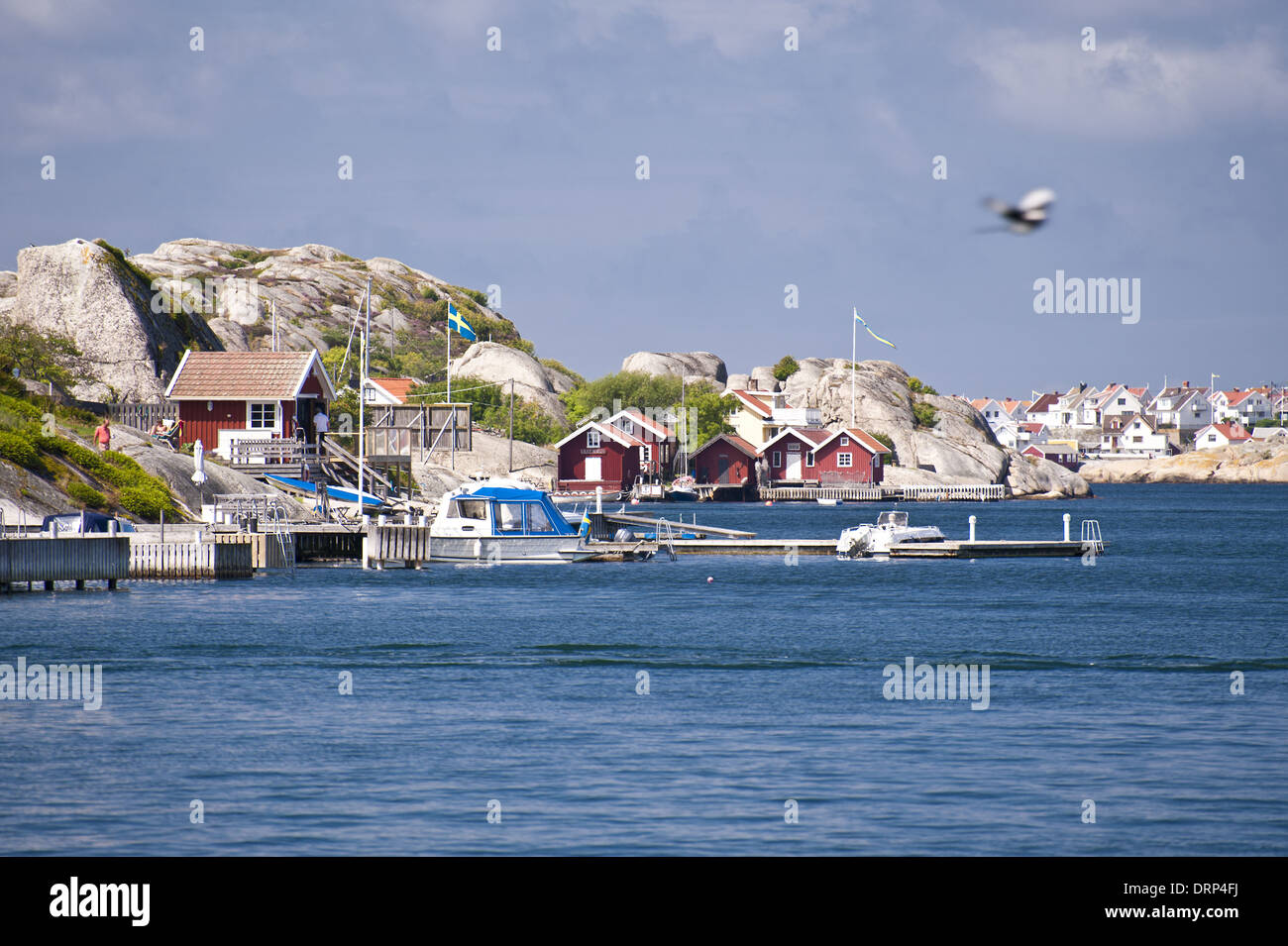 De vacances Rönnäng, Schweden Banque D'Images