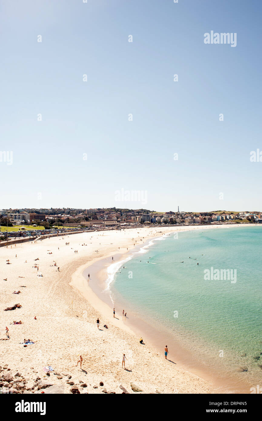 La plage de Bondi Banque D'Images