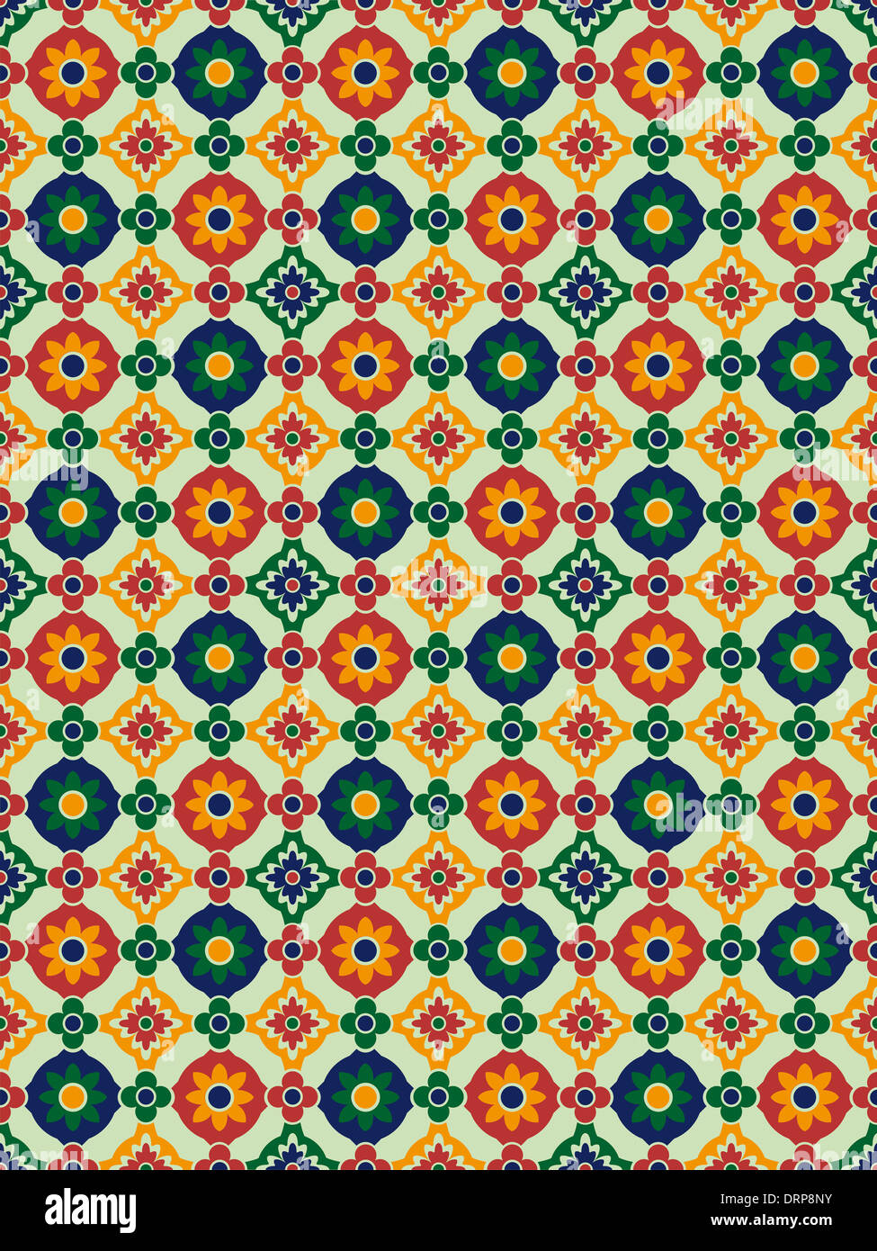 Abstract pattern illustration mosaïque espagnol. JPEG haute résolution Banque D'Images