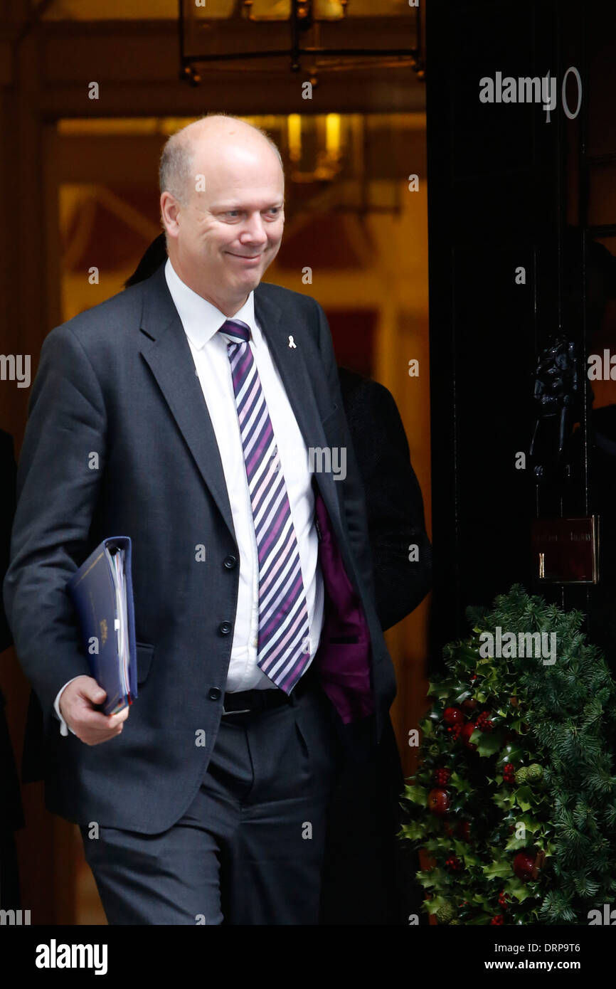 Secrétaire de la Justice Chris Grayling Banque D'Images