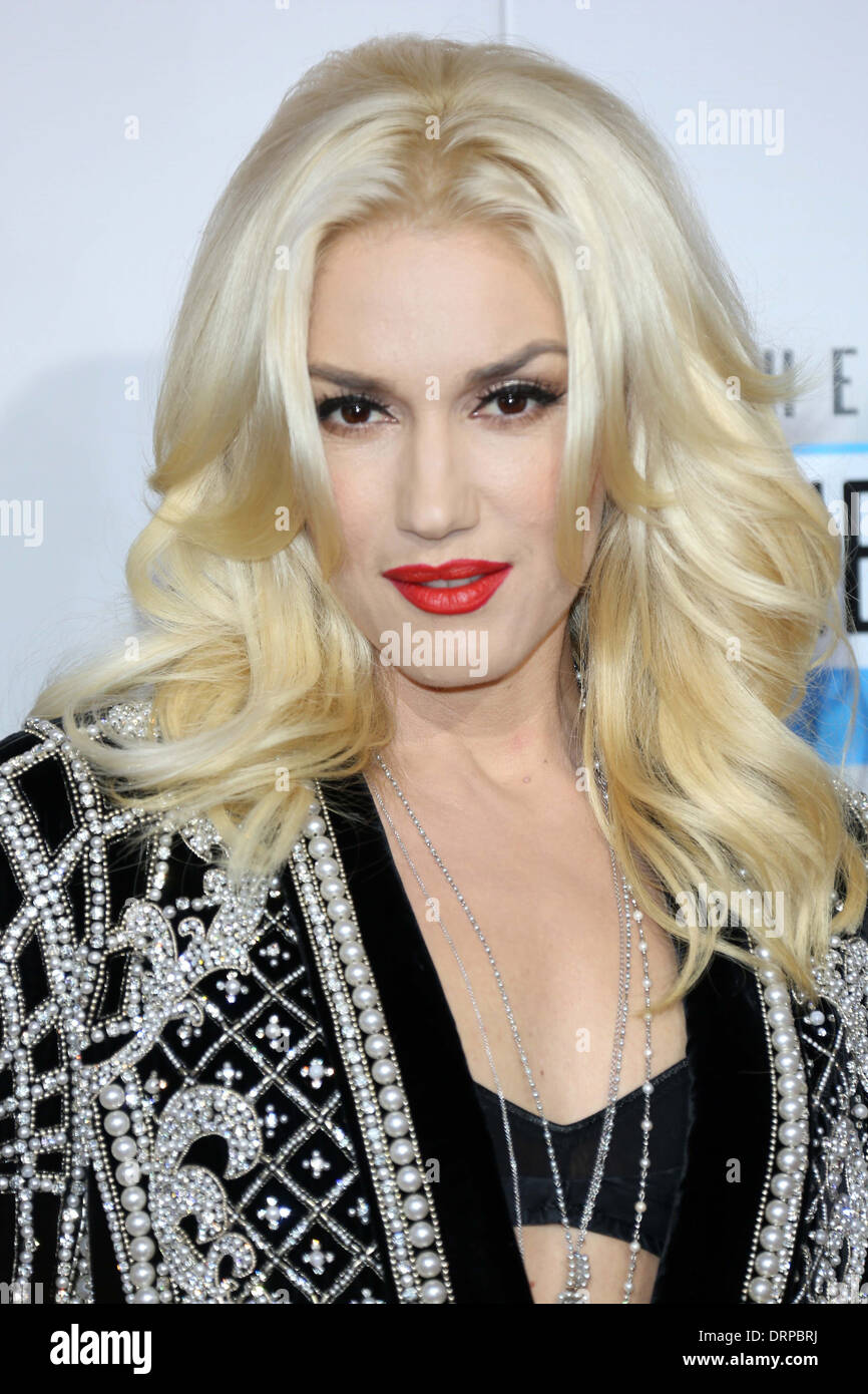 Gwen Stefani à la 40e American Music Awards arrivants, Nokia Theatre, Los Angeles, CA 11-18-12 Banque D'Images