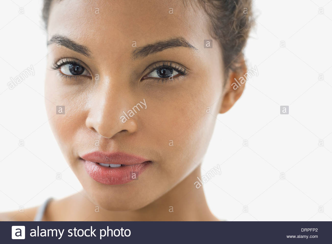 Close-up portrait of Beautiful woman Banque D'Images