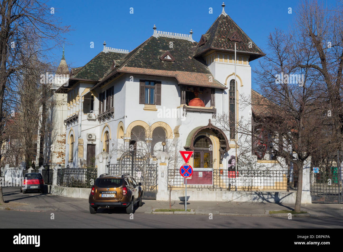 Fondation Culturelle de Löwendal Palace à Bucarest, Roumanie Banque D'Images