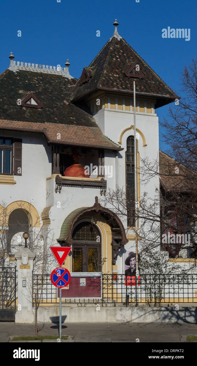 Fondation Culturelle de Löwendal Palace à Bucarest, Roumanie Banque D'Images