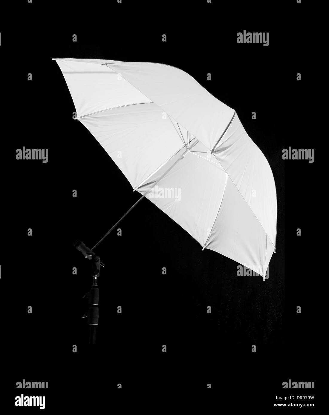 Isolé photo d'un parapluie studio blanc Banque D'Images